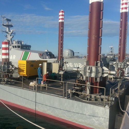 Navire spécial barge grue - Orhun Makina