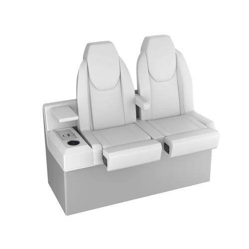 Banquette pour bateau - STL BENCH NO.2 CUSTOM - M.A. Marine Solutions Sp. z o. o. - de yacht / 2 places / multicolore
