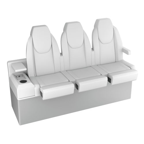 Banquette pour bateau - STL BENCH NO.3 CUSTOM - M.A. Marine Solutions Sp. z o. o. - de yacht / 3 places / multicolore