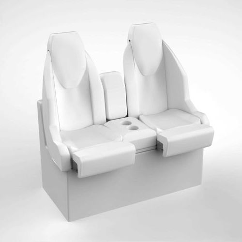 Banquette pour bateau - STL BENCH NO.2 - M.A. Marine Solutions Sp. z o. o. - pour yacht / 2 places / multicolore