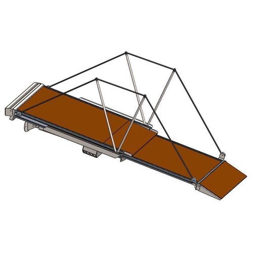 Passerelle pour bateau - Compass Marine - pour yacht / pliable / hydraulique