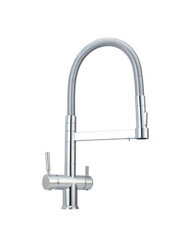 Robinet avec purificateur d'eau intégré - 3-Voies Douchette - FRENCH EAUX - pour bateau / pour yacht