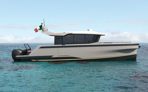 Vedette hors-bord - MP12 - Marcopolo Yachts by 3AF Shipyard S.r.l - trimoteur / hard-top / max. 14 personnes