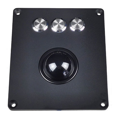 Trackball étanche - KH-M45TB-126 - SZ Kehang Technology Development Co., Ltd. - encastrable / USB / pour navire