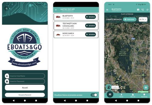 Application de reporting - Eboats&Go - Gruppo CNE (CNE srl) - d'enregistrement / de surveillance / de navigation