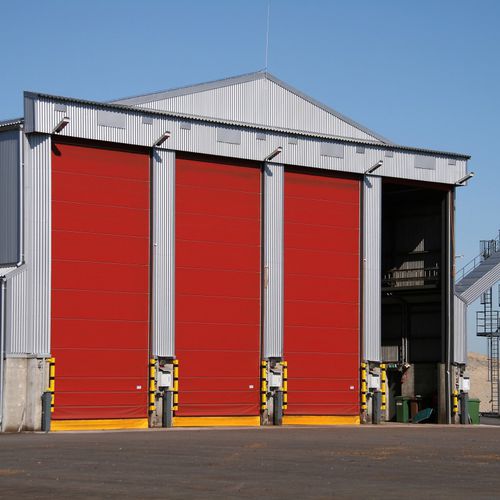 Porte pour chantier naval - NK2 Lite - Champion Door Oy  - coulissante verticale / double