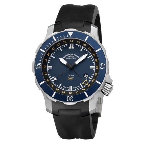 Montre de navigation pour homme - SEEBATAILLON GMT - Mühle-Glashütte GmbH nautische Instrumente und Feinmechanik
