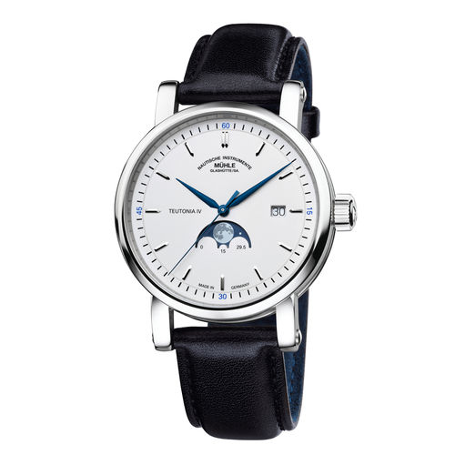 Montre de navigation pour homme - TEUTONIA IV MOONPHASE - Mühle-Glashütte GmbH nautische Instrumente und Feinmechanik