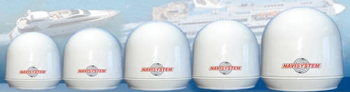 Antenne satellite - MST 55 IP - Navisystem Marine Electronics - internet / pour bateau / pour yacht