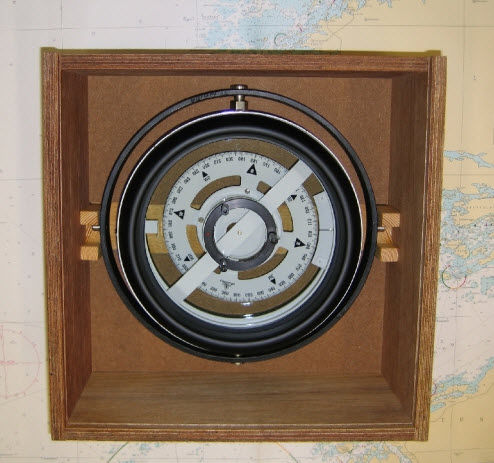 Compas de route pour navire - M55 - W. Ludolph - magnétique / horizontal