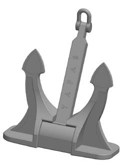 Ancre type Spek - Yapas Chain and Forging Co. Ltd. - pour navire