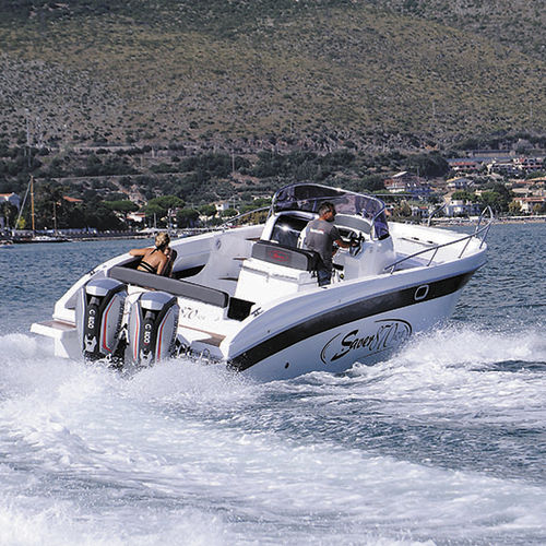 Walkaround hors-bord - 870 Wa - SAVER  S.R.L. - bimoteur / à console centrale / max. 10 personnes
