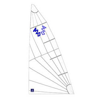 Grand-voile - R15 - ZM DESIGN SRL - pour dériveur / coupe radiale / 420