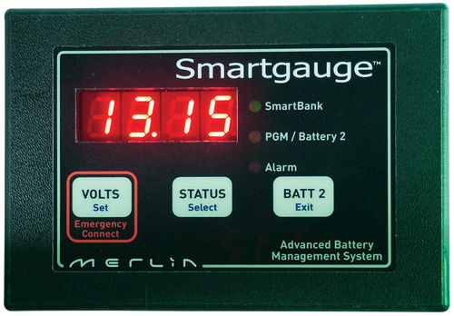 Contrôleur de charge pour batterie - Merlin M/Power - de bateau / à affichage numérique