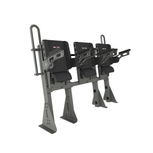 Siège baquet - 7300 - SHOXS - pour bateau à usage professionnel / pour bateau pneumatique / avec accoudoirs