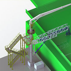 Passerelle pour navire de service offshore - ISKAR Muhendislik - pour terminal portuaire / télescopique / hydraulique