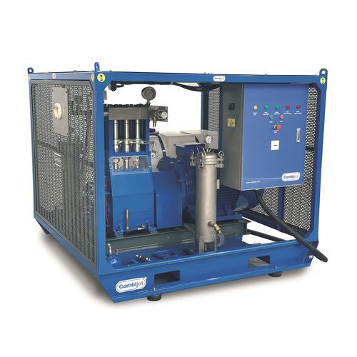 Nettoyeur haute pression pour chantier naval - JE80-1000/65 - Combijet - monté sur châssis / à moteur électrique / pour carénage à flot