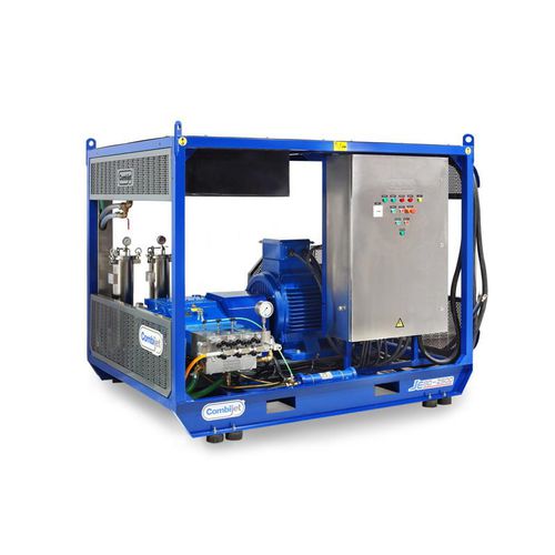 Nettoyeur haute pression pour chantier naval - JE80-500D / 50Hz - Combijet - monté sur châssis / à moteur électrique / pour carénage à flot