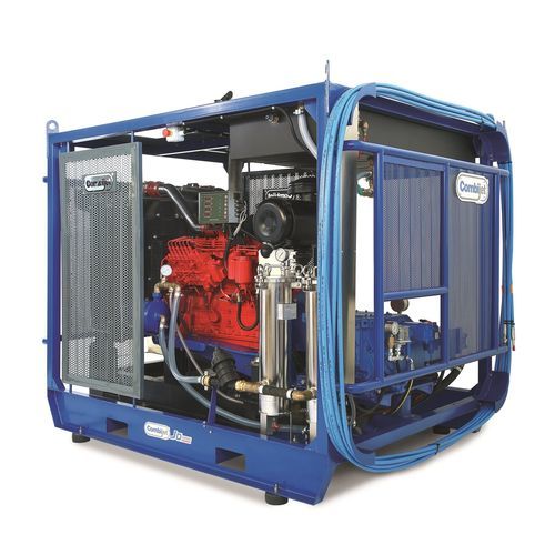 Nettoyeur haute pression pour chantier naval - JD90-2500/40 - Combijet - monté sur châssis / moteur diesel / pour carénage à flot