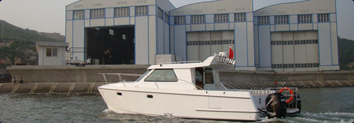 Vedette catamaran - aurora (dalian) yachts co ltd - in-bord / bimoteur / hard-top