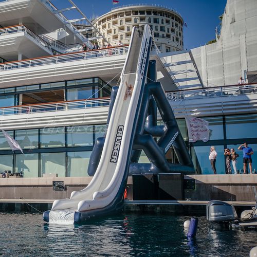 Jeu aquatique toboggan - HYBRID - FreeStyle Cruiser - pour base de loisirs / gonflable
