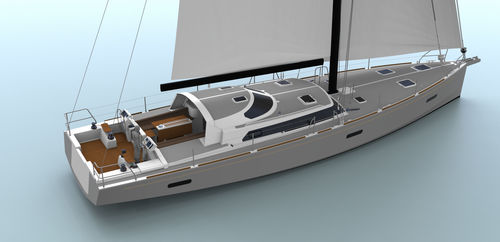 Sailing-yacht d'expédition - 70 - Boréal - 3 cabines / 4 cabines / à cockpit ouvert