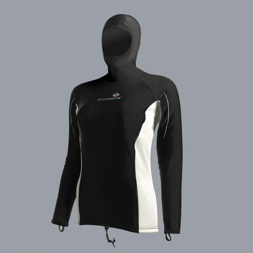 Top néoprène à manches longues - L/S - LavaCore International - à cagoule / pour femme