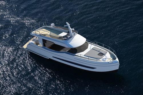 Vedette in-bord - GreeNaval 50 - Naval Yachts - hybride / bimoteur / en aluminium