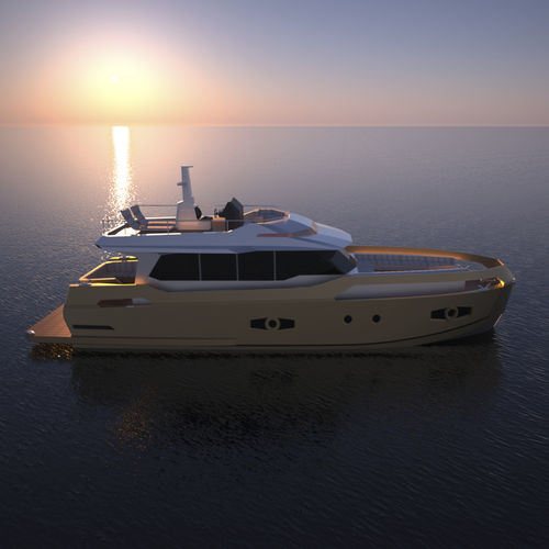 Motor-yacht de croisière - GreeNaval 60 - Naval Yachts - trawler / à fly / hybride