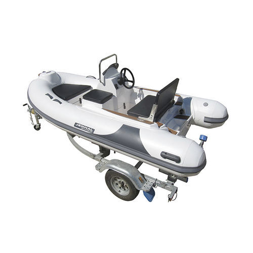 Bateau pneumatique hors-bord - 330B - Qigdao Jenhal Boat Co.,Ltd - semi-rigide / open / à console latérale