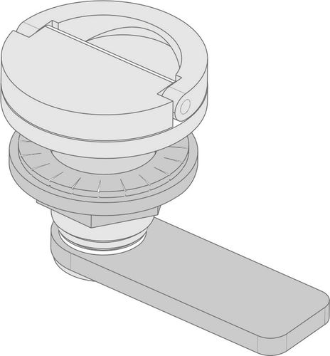 Loquet pour bateau - EC101 - Mazzer Srl - à came / inox