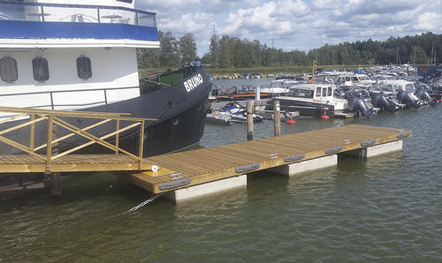 Ponton flottant - S  - A-Laiturit - d'amarrage / pour marina / pour bateau