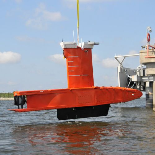Véhicule autonome de surface d'études océanographiques - C-Hunter - Autonomous Surface Vehicles, UK - pour mesures environnementales / pour études hydrographiques / monocoque