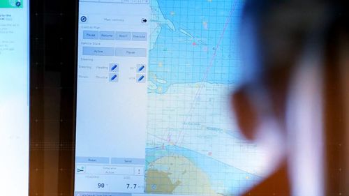 Console de contrôle pour drone marin - ASView - Autonomous Surface Vehicles, UK