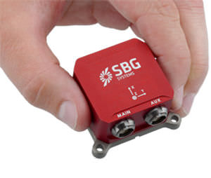 Système de navigation inertielle pour AUV - Ellipse-E - SBG systems - pour navire / pour ROV / marin