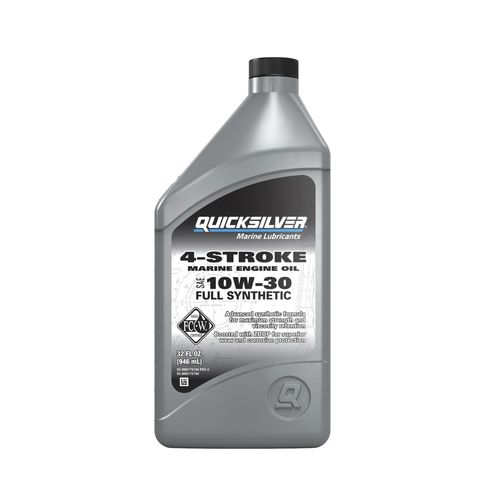 Huile synthétique - 10W-30 Full - Quicksilver - pour moteur / marine