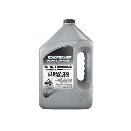 Huile synthétique - 10W-30 - Quicksilver - pour moteur / pour bateau