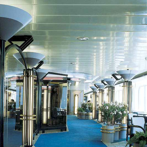 Panneau décoratif - 10/100/200/300 - DAMPA ApS - pour plafond de navire / en aluminium