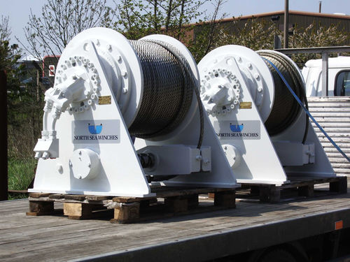 Système de lancement et rattrapage pour ROV - North Sea Winches
