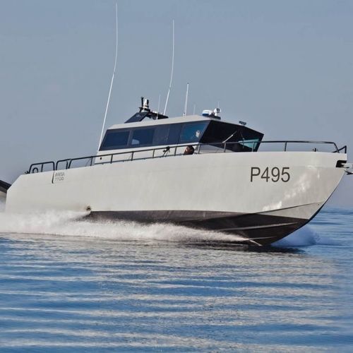 Bateau de surveillance - 1800 FIGTHER II - ARESA SHIPYARD - hors-bord / GRP / en aluminium