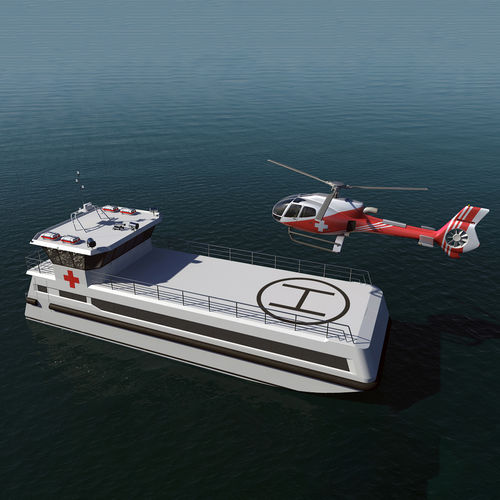 Navire spécial hôpital - 3000 HRB - ARESA SHIPYARD - PRV / en aluminium