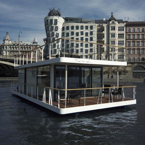 Bateau maison hors-bord - No1 Living 47' - HOUSEBOAT s.r.o. - 2 cabines