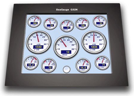 Afficheur pour navire - G32N 12.1"  - Chetco Digital Marine - multifonction / LCD / tactile