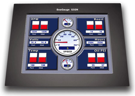 Afficheur pour navire - G24N 8.4" - Chetco Digital Marine - multifonction / LCD / tactile