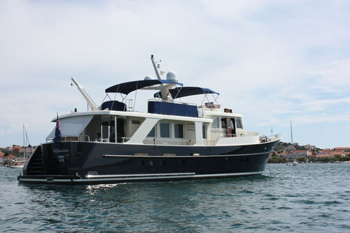 Trawler in-bord - Delfino 65 - De Alm  - à fly / en acier