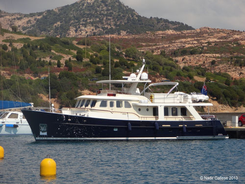 Trawler in-bord - Delfino 70 - De Alm  - à fly / en acier