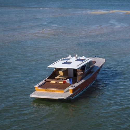 Motor-yacht de croisière - ALEXANDRA - DUBOURDIEU - traditionnel / open / in-bord