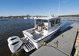 Bateau de pêche-promenade hors-bord - 30 - Eastern Boats  - bimoteur / avec timonerie / bain de soleil
