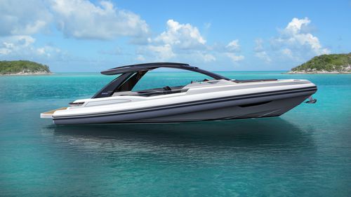 Bateau pneumatique in-bord - 35  - Marine Yachting  - semi-rigide / hard-top / bain de soleil