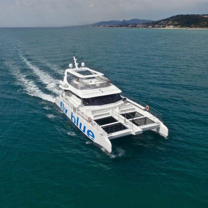 Bateau promenade - FLY BLUE UNO - Drassanes Dalmau, S.A - catamaran / in-bord